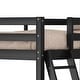 preview thumbnail 44 of 67, Hillsdale Caspian Wood Twin Loft Bed with Desk
