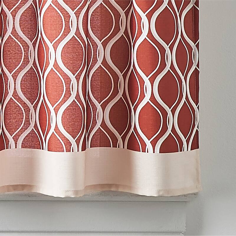Curtainworks Morocco Swag, Valance, and Tier Pair Curtain Collection