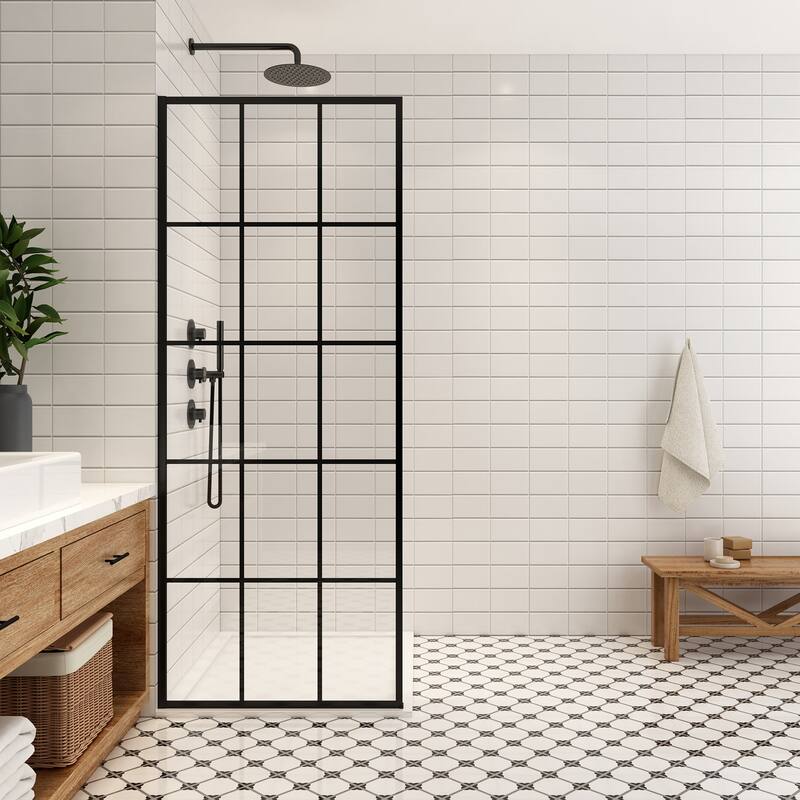 Miseno MSD-PUEN-3478-GP Puente 78" High x 34" Wide Framed Shower