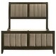 preview thumbnail 9 of 30, Wilkes 51-inch Upholstered Bed Dark Cocoa