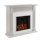 preview thumbnail 2 of 26, SEI Furniture Chase Contemporary Grey Wood Electric Fireplace