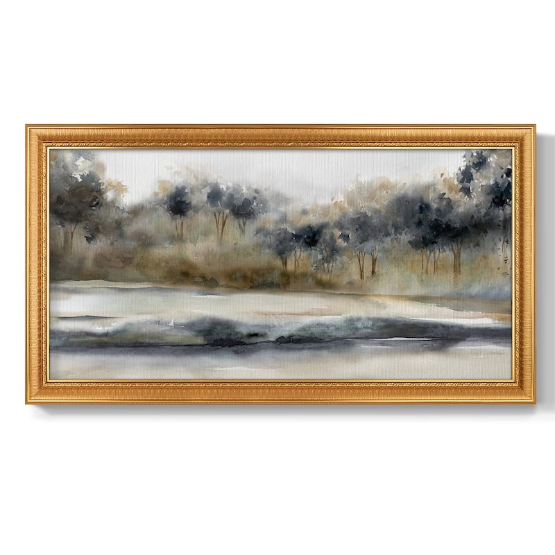 Silent River Premium Framed Canvas- Ready to Hang
