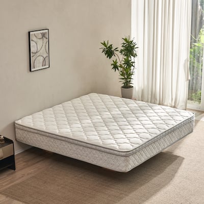 12 Inch Hybrid King Mattress in a Box with Memory Foam and Pocket Spring,Medium Firm,CertiPUR-US & OEKO-TEX