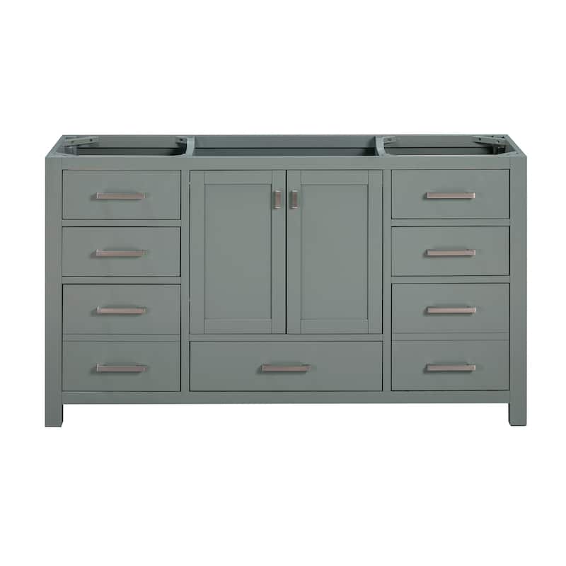 Avanity Modero 60 in. Single Bathroom Vanity Cabinet - 60"W x 21"D x 34"H - Smoke Green