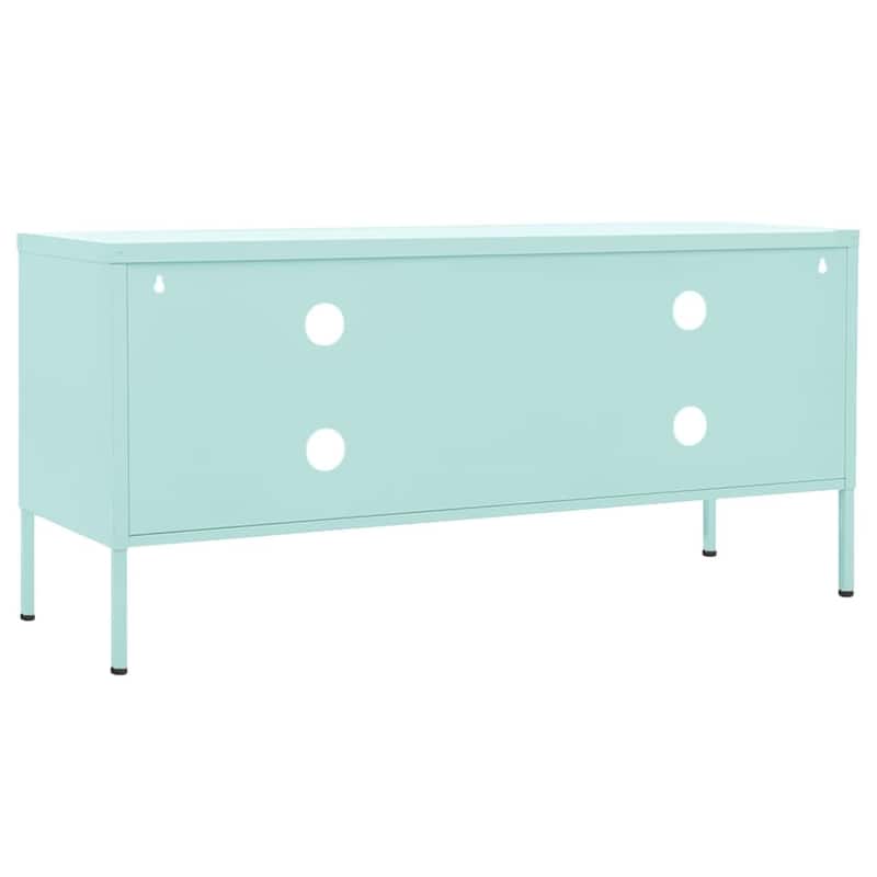 vidaXL TV Stand TV Unit Sideboard Home TV Console Media Unit Cupboard Steel - 41.3" x 13.8" x 19.7"
