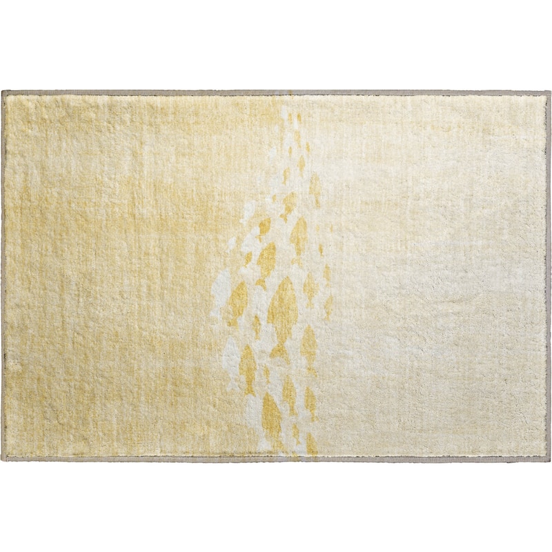 Premium Washable Super Modern Fish Soft Mayfield Rug