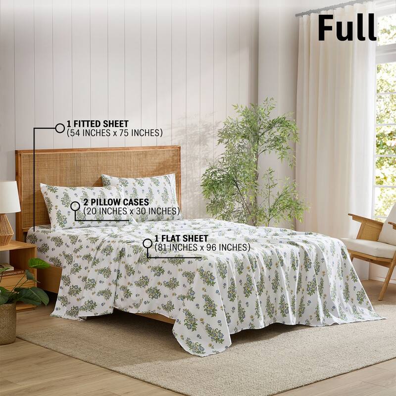 HLC.ME Floral Printed Ultra Soft Bed Sheets Set