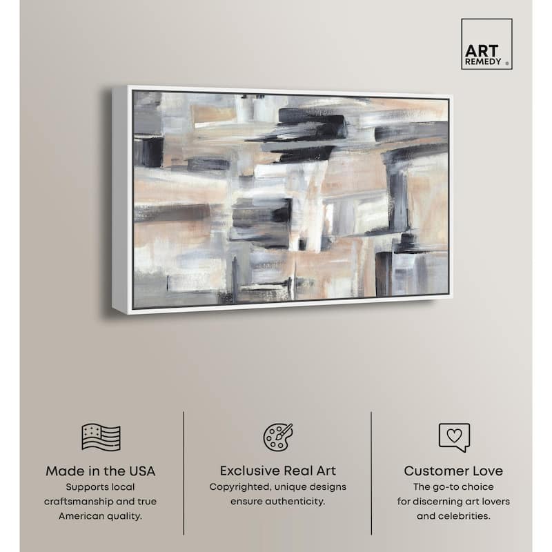 Neutral Nirvana Canvas by Art Remedy