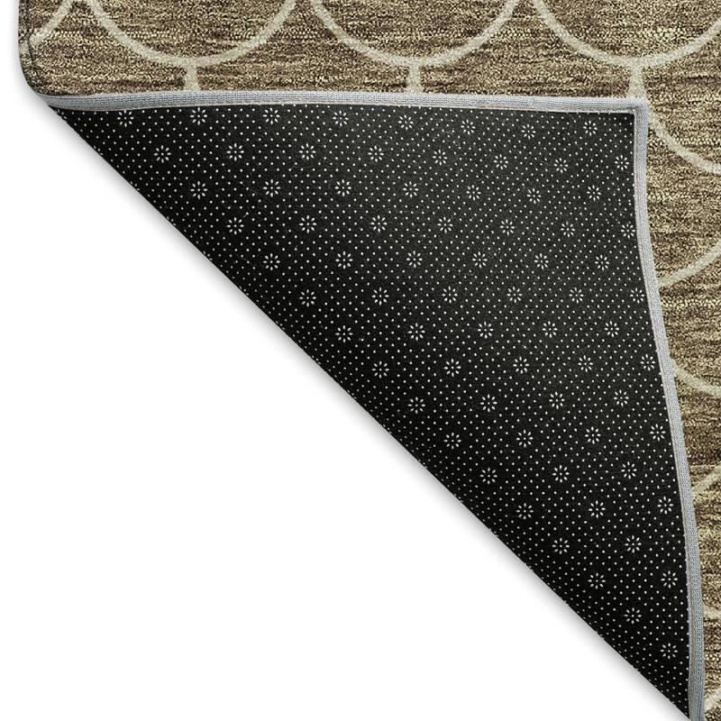 Premium Washable Super Soft Geo Scallops Mayfield Rug