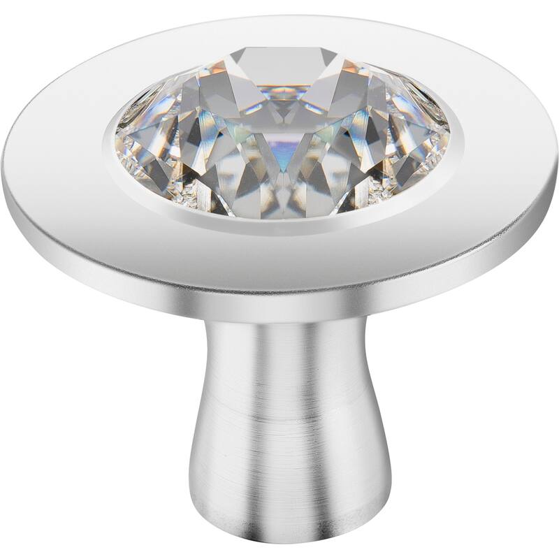 Staub Stainless Steel Knob Adorned With Crystal By Swarovski - 1 unit - Stainless Steel - 1 unit