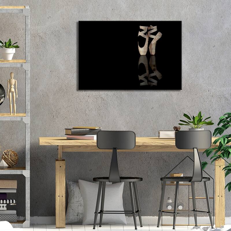 Ballet Print On Wood by Pauline Pentony - Multi-Color