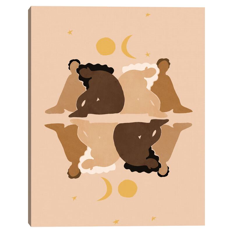 Sisters Nud by Alja Horvat Canvas Art Print