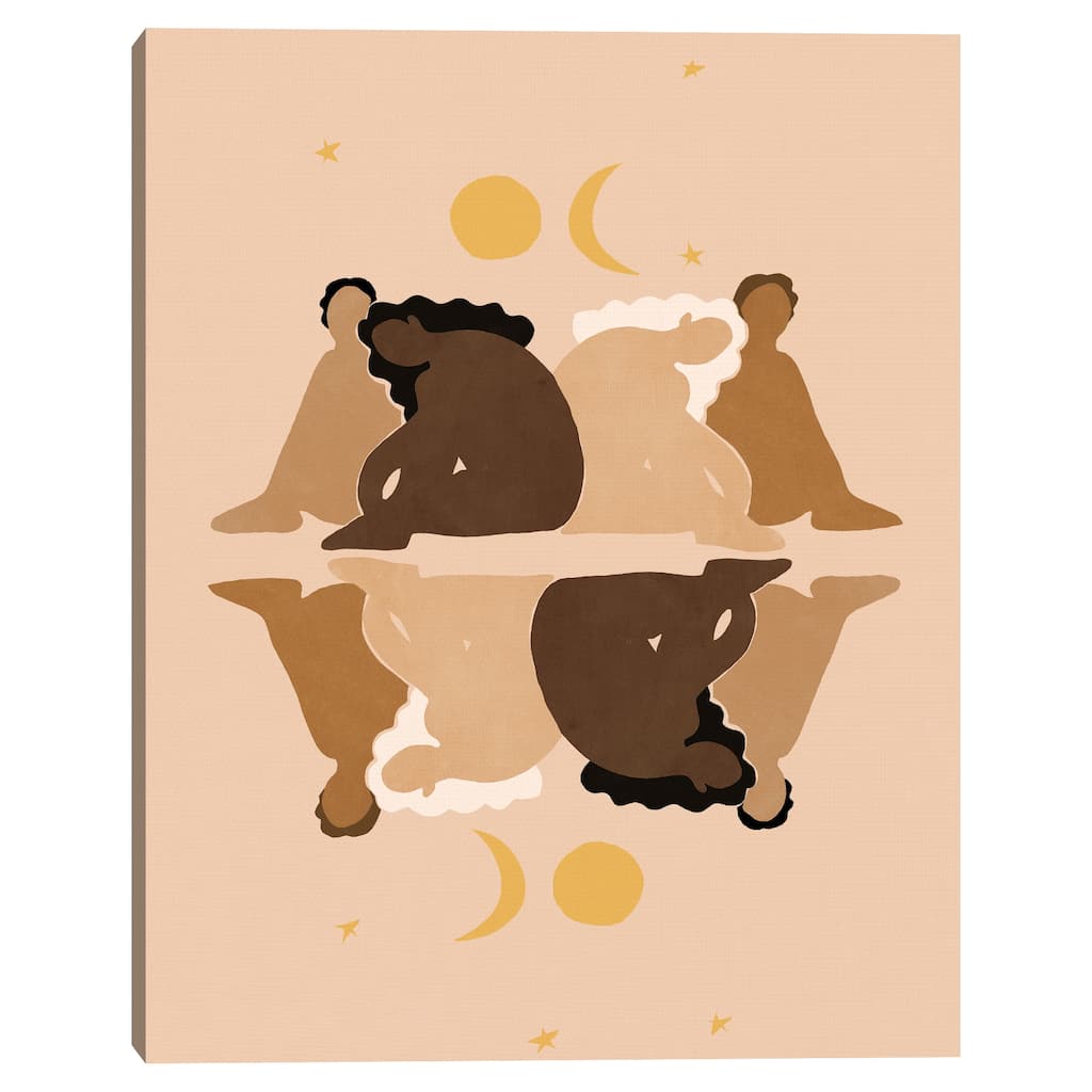 Sisters Nud by Alja Horvat Canvas Art Print