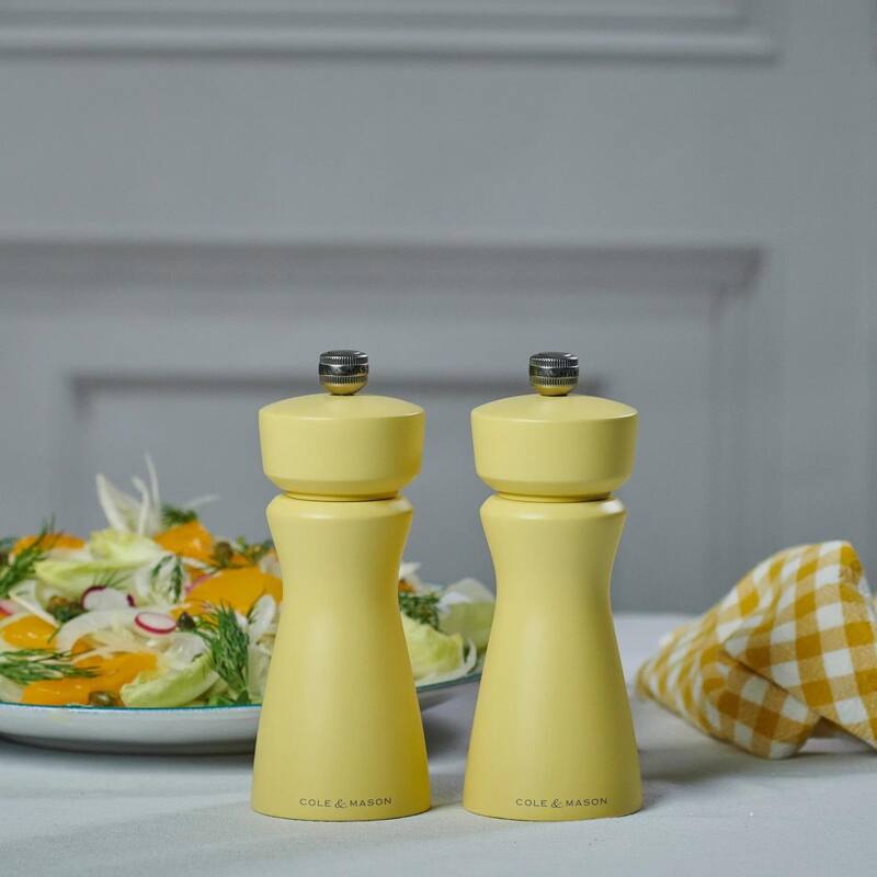 Cole & Mason Kenton Turmeric Salt or Pepper Mill 6"