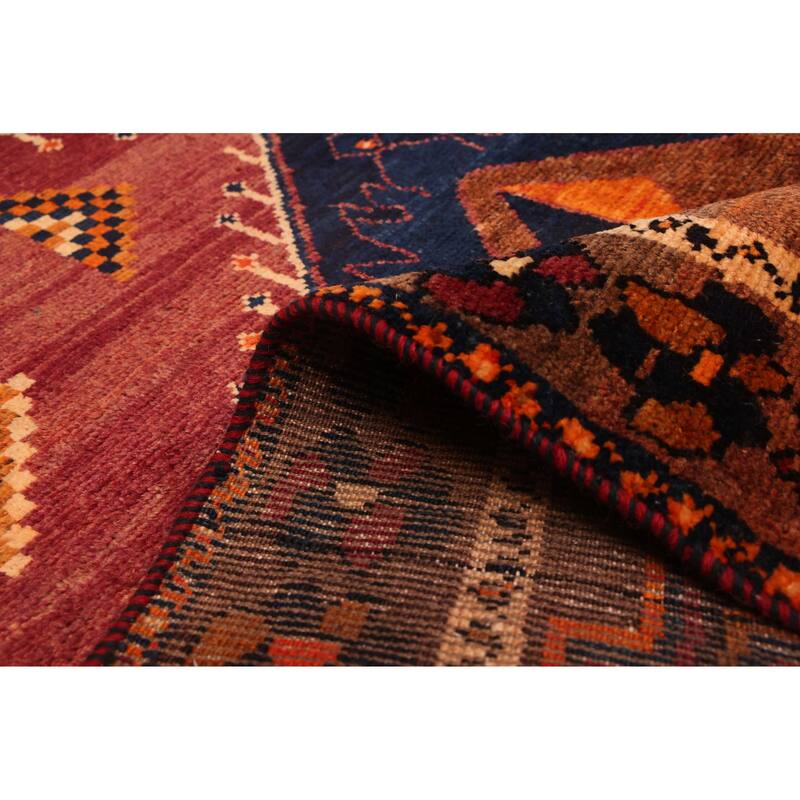 ECARPETGALLERY Hand-knotted Konya Anatolian Burgundy Wool Rug - 4'7 x 9'2