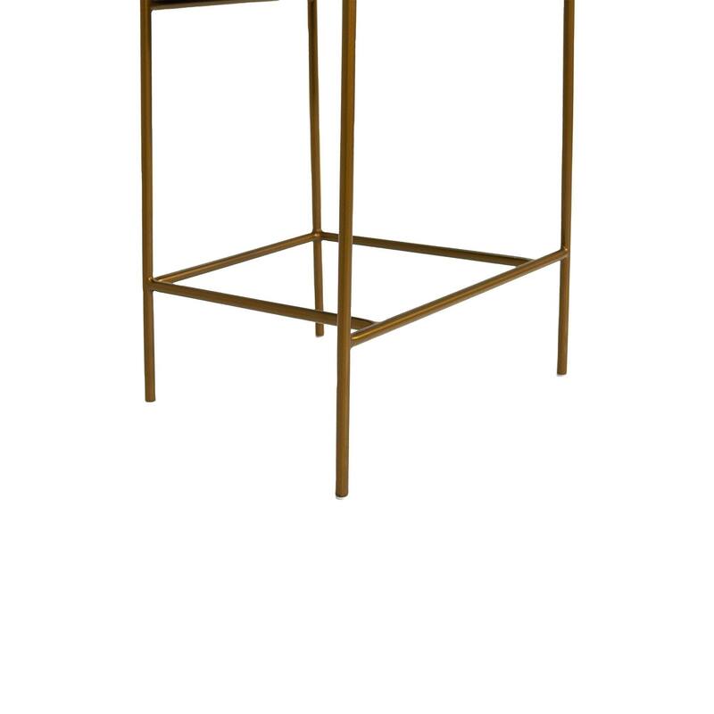 Genie 26" Arm Counter Stool, Grey