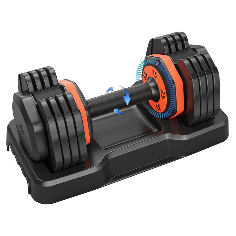 55LB 5 in 1 Single Adjustable Dumbbell Free Dumbbell