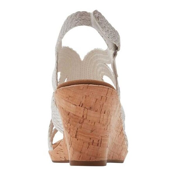 rockport women's briah perforated slingback wedges