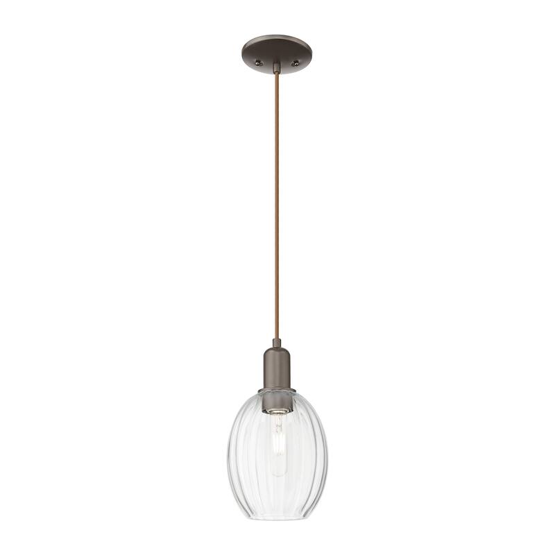 Innovations Lighting Downtown Urban - Preston - 1 Light 6" Bell Shade Cord Hung Mini Pendant