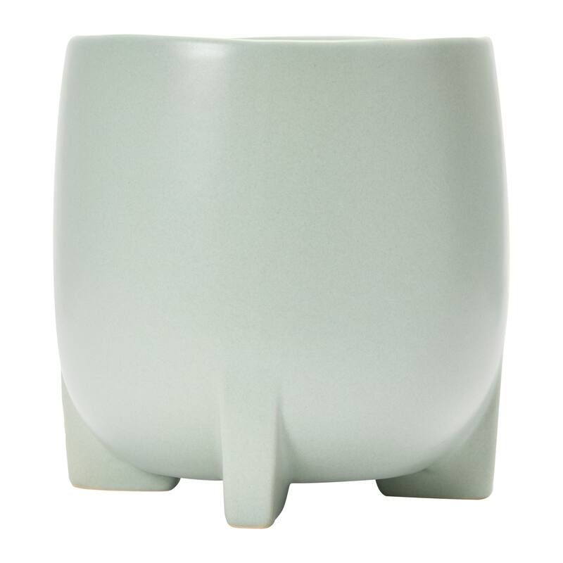Stoneware Footed Planter