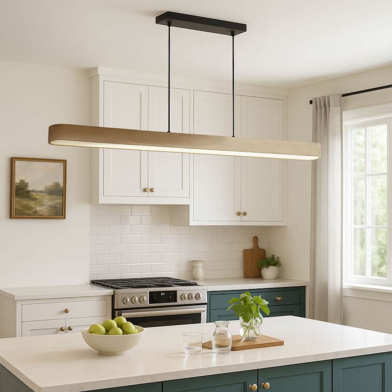 Wry Lighting Silva Integrated LED Pendant in Driftwood - Gray