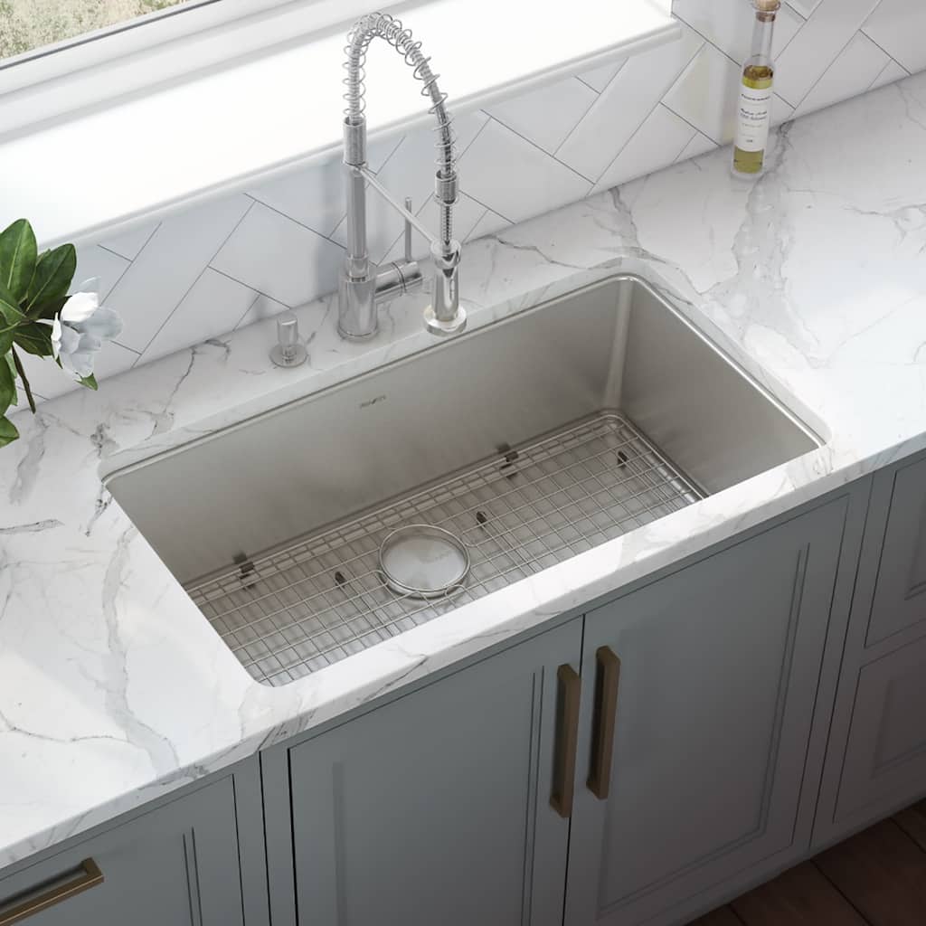 Ruvati 27-inch Undermount Kitchen Sink 16 Gauge Stainless Steel Single Bowl - RVM5927