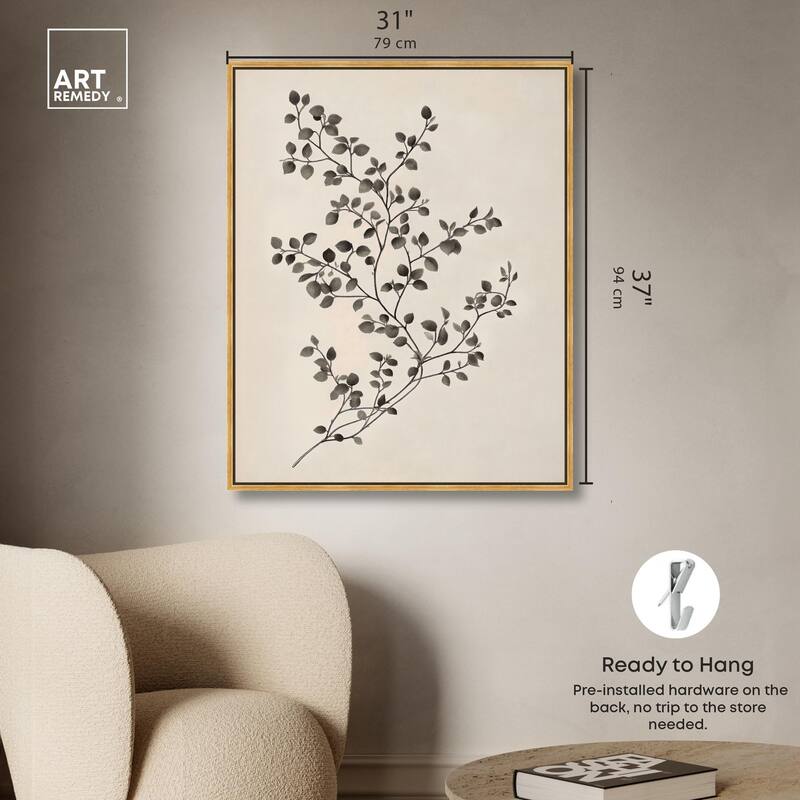 Bilberry Branch II Canvas by Art Remedy