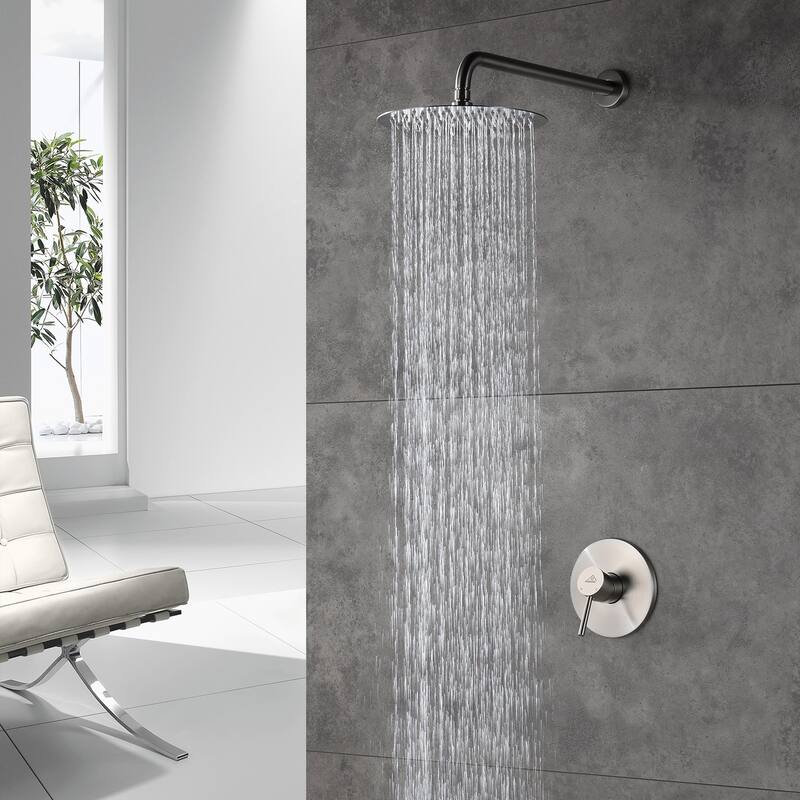 Round Single Functions Wall Mount Shower Faucet