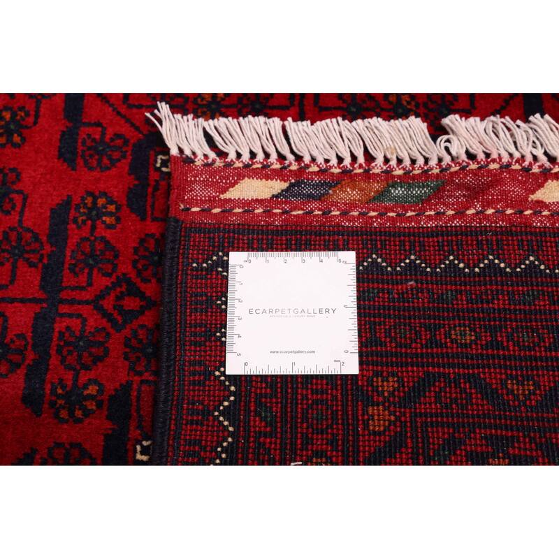 ECARPETGALLERY Hand-knotted Finest Khal Mohammadi Red Wool Rug - 6'8 x 10'1