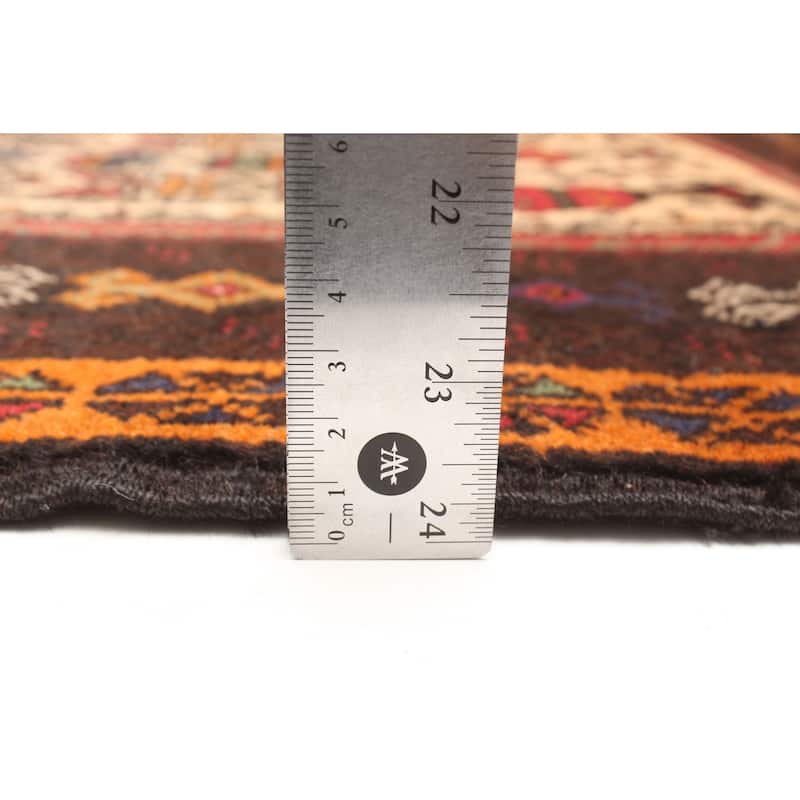 ECARPETGALLERY Hand-knotted Teimani Light Brown Wool Rug - 2'9 x 4'6