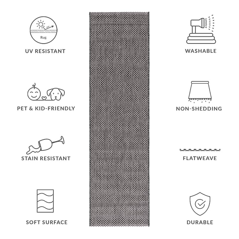 SAFAVIEH Courtyard Begajeta Indoor/Outdoor Waterproof Patio Backyard Rug.
