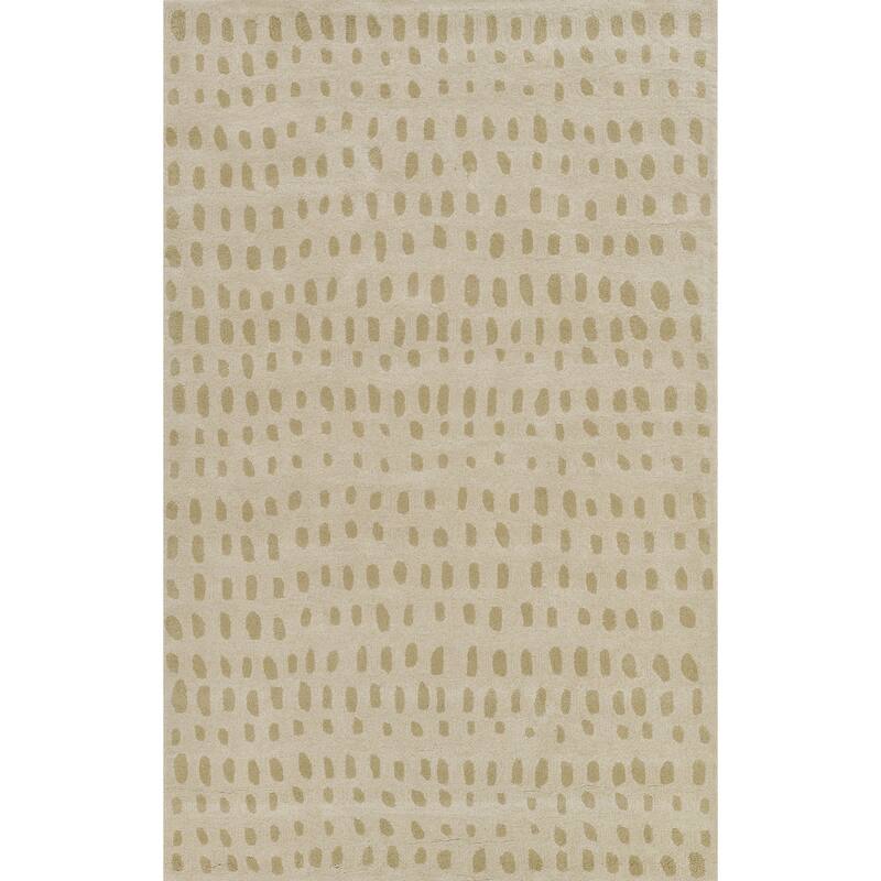 Momeni Delmar Hand Tufted Wool Geometric Area Rug - 9' X 12' - Beige