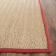 SAFAVIEH Natural Fiber Oceana Herringbone Seagrass Rug