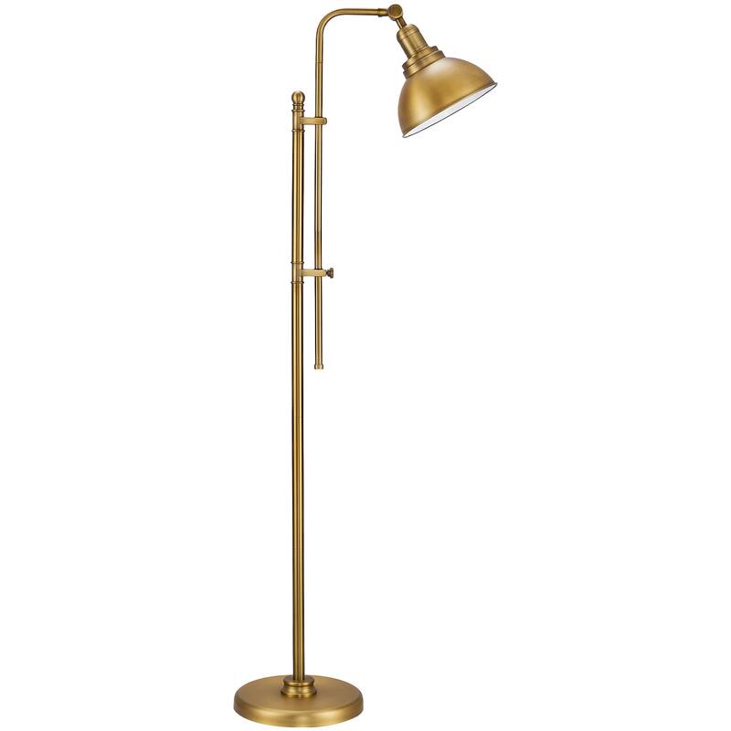 CO-Z 65" Rustic Pharmacy Task Floor Lamp with Adjustable Metal Shade
