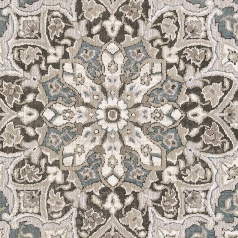 HomeRootsMedallion Traditional Rectangle Area Rug