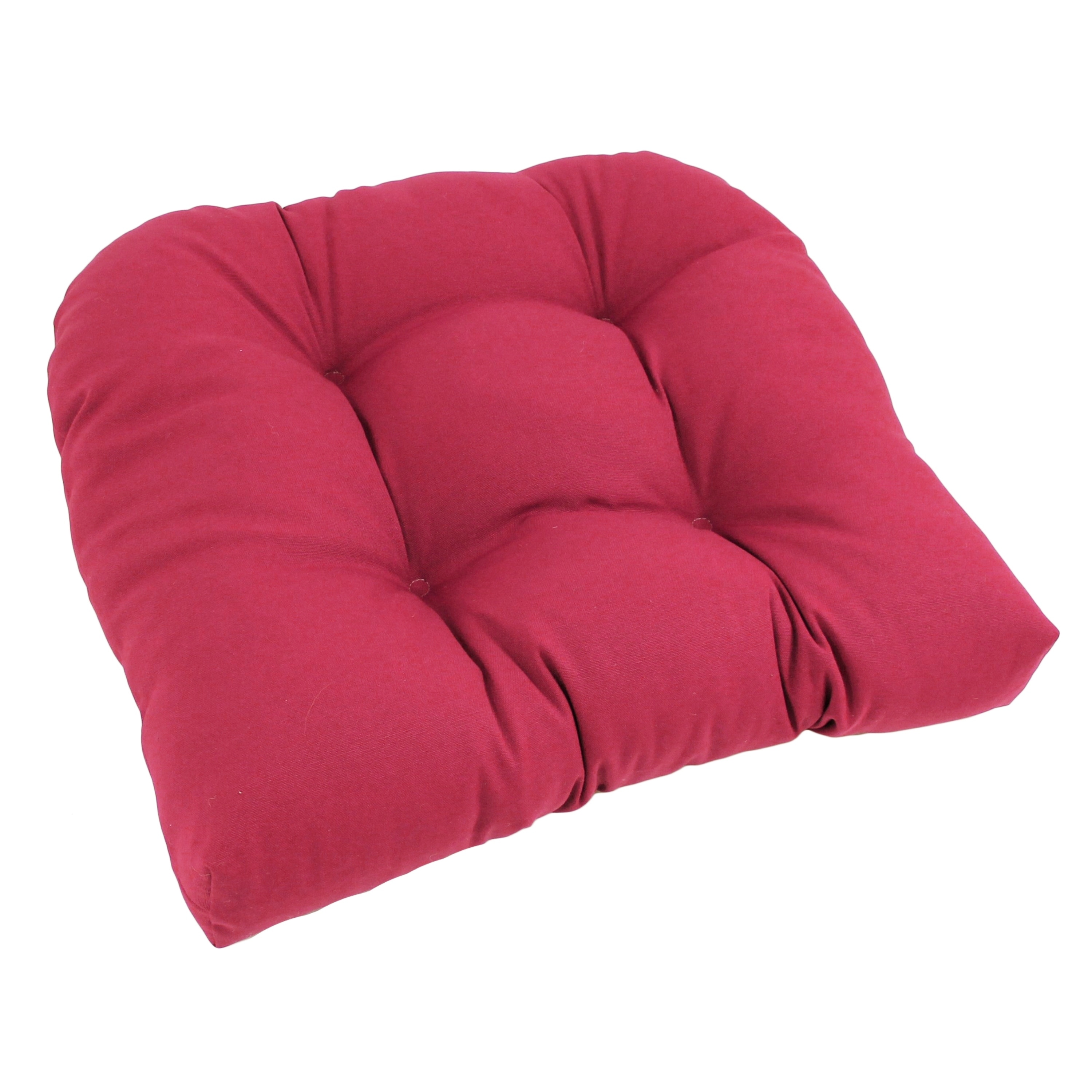 Cushions Chairs, U-shape Chair Cushion, U-shape Seat Cushion, Chair Cushion  With Ties, Vinous Cushion 