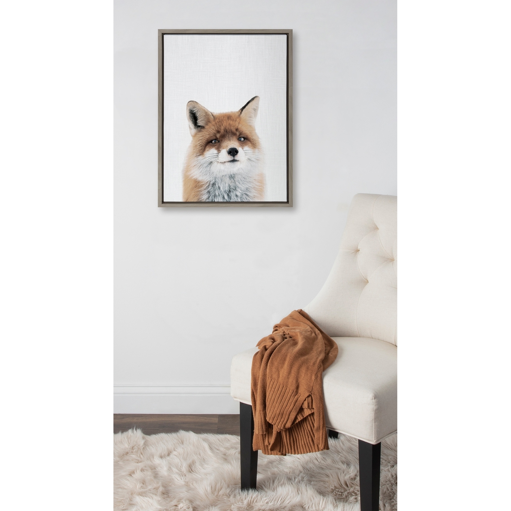 Kate and Laurel Sylvie Animal Color Framed Canvas by Simon Te On Sale  Bed Bath  Beyond 36063408