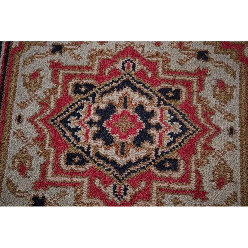 Kazak Indian Runner Rug Hand-Knotted Wool Carpet - 2'7"x 8'0"