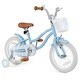 preview thumbnail 9 of 16, Kids Bike with Training Wheels and Basket for Ages 3-8 Boys Girls