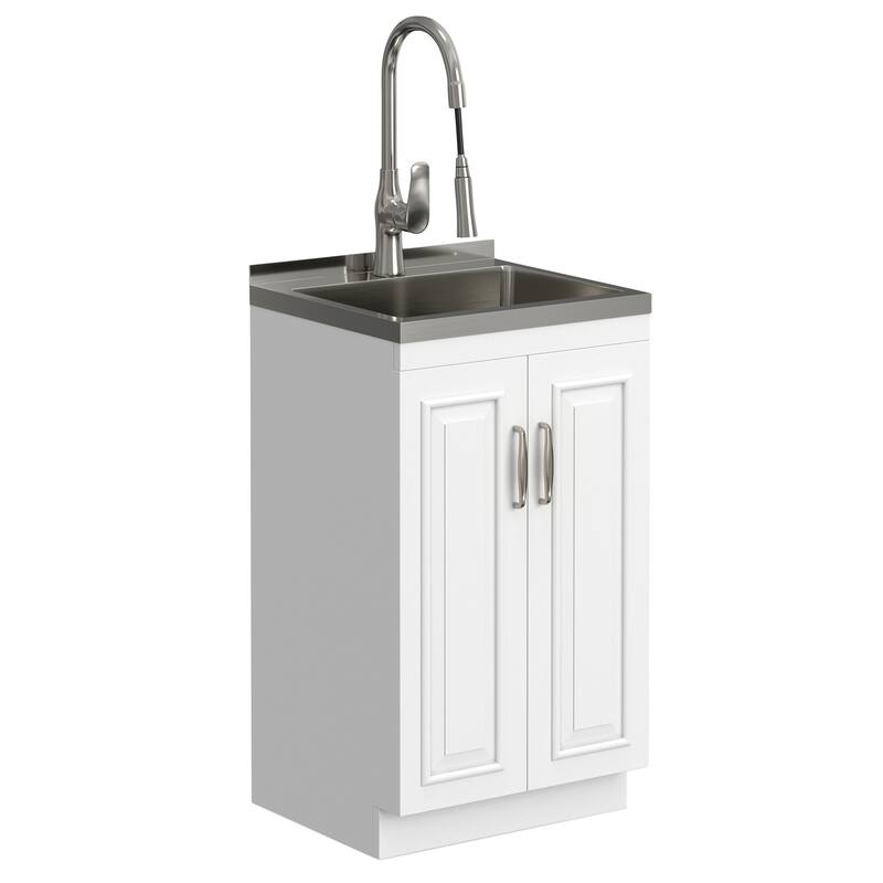 WYNDENHALL Gregg 20-inch Utility Sink & Cabinet
