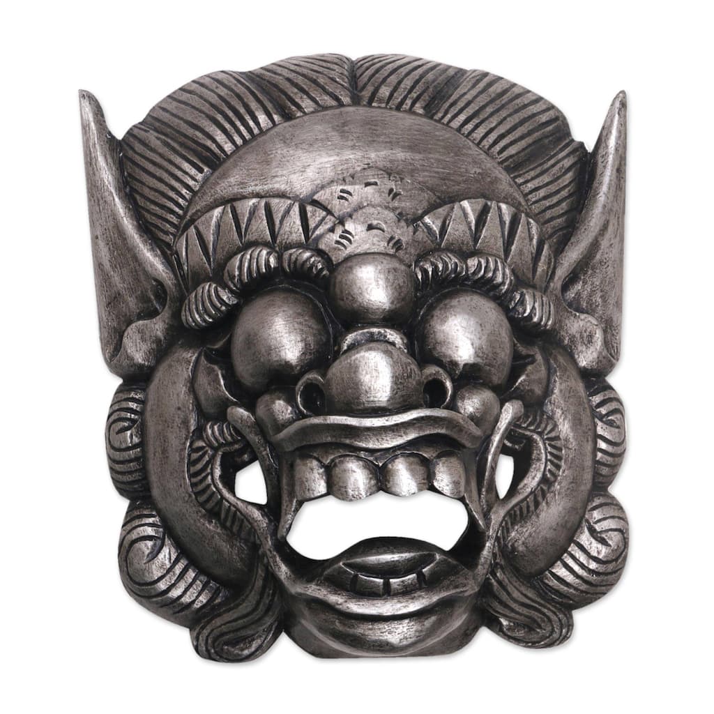 Handmade Barong Celeng Wood Mask (Indonesia)