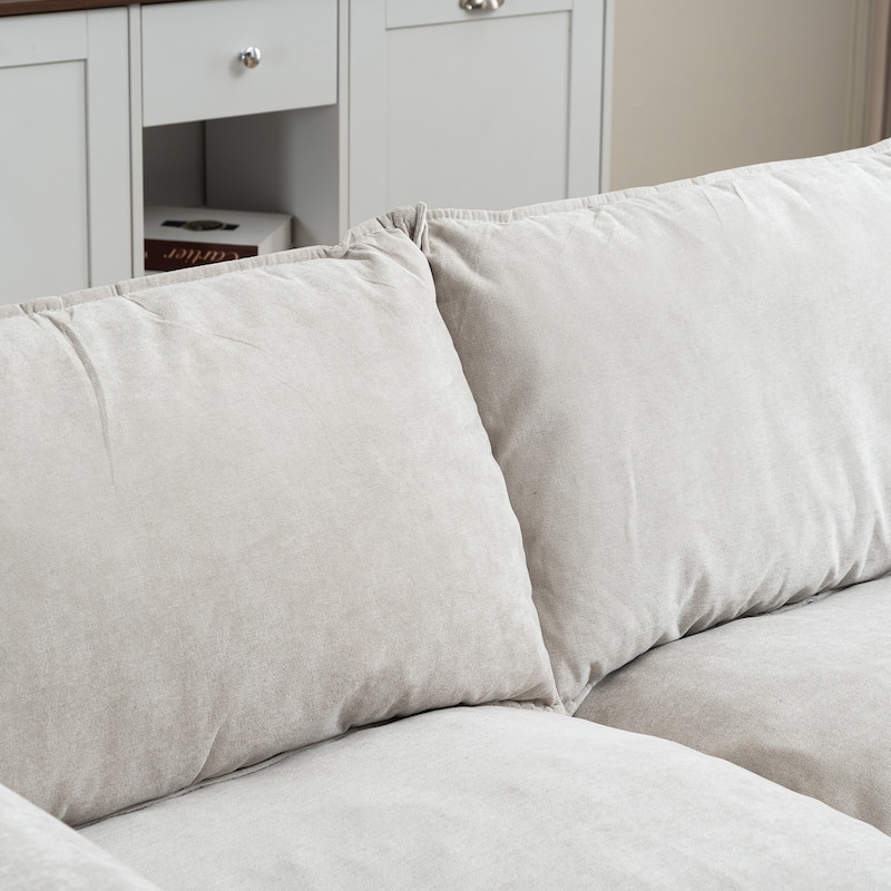 Convertible Combination Sofa Sofa U-Shaped Sofa With Footstools With Storage