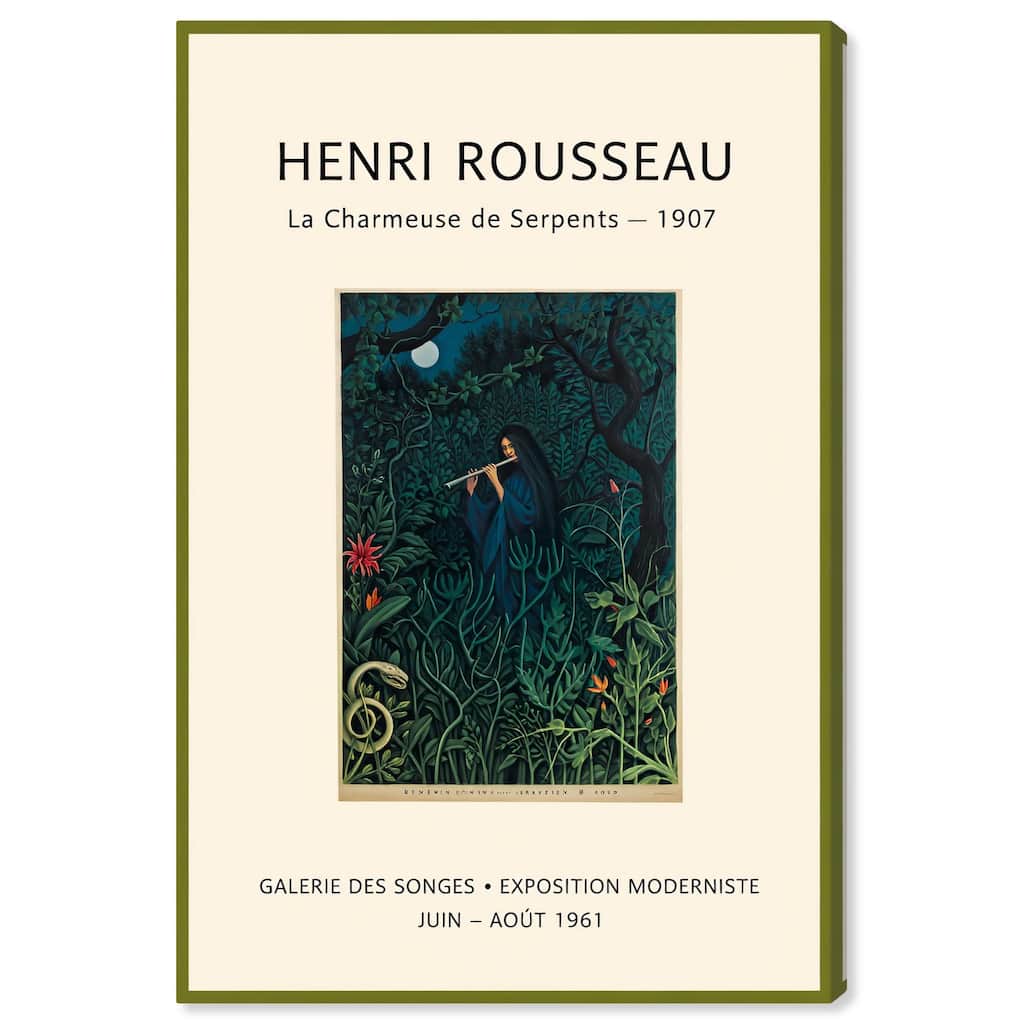Rousseau's Jungle Dream Canvas by Art Remedy, Gallery Wrapped