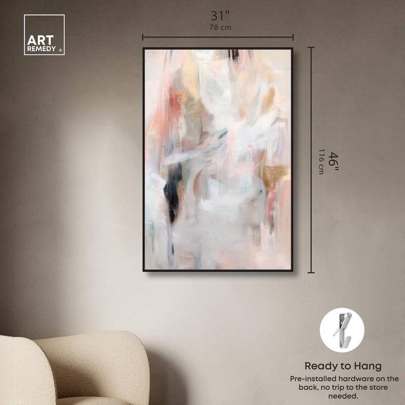 Drifting Colors II Canvas by Art Remedy