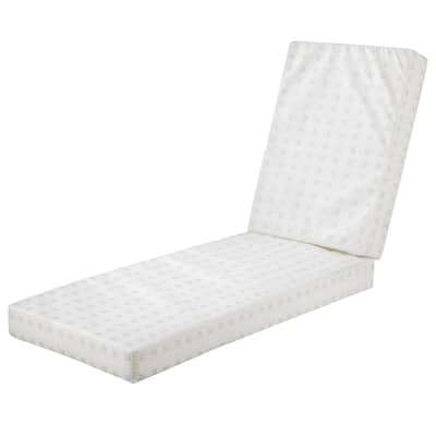 Classic Accessories Water-Resistant 72 x 21 x 3 Inch Patio Chaise Lounge Cushion Foam