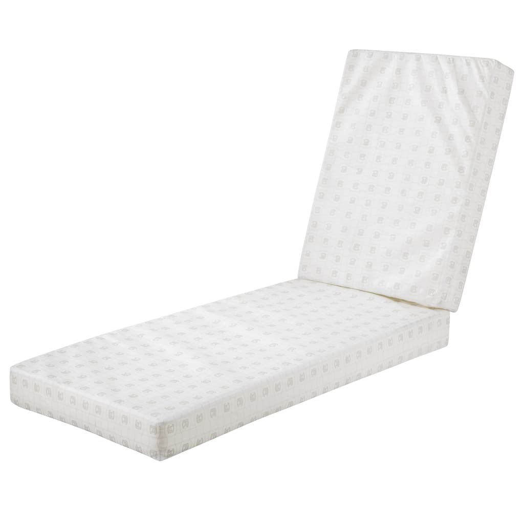 Classic Accessories Water-Resistant 72 x 21 x 3 Inch Patio Chaise Lounge Cushion Foam