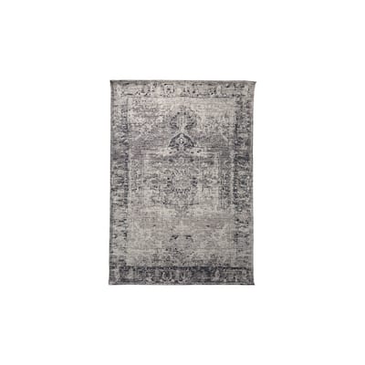 Greyson 96.0L x 60.0W x 0.4H Gray Area Rug - 96.0L x 60.0W x 1.0H