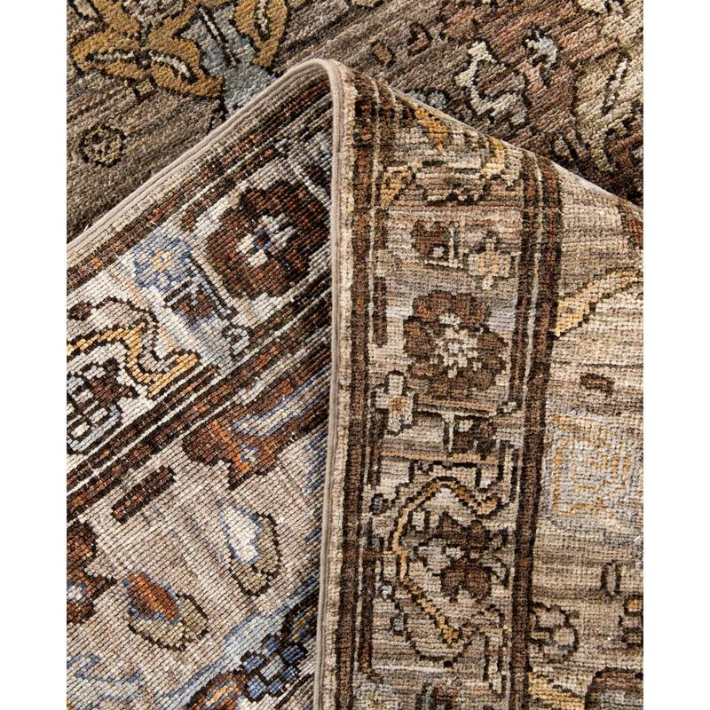 Serapi One-of-a-Kind Hand-Knotted Area Rug - Brown - 4' 0" x 5' 11"