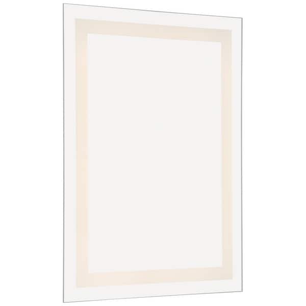 slide 2 of 5, Access Lighting Peninsula 24" W x 32" H Rectangular Frameless Flat Mirror
