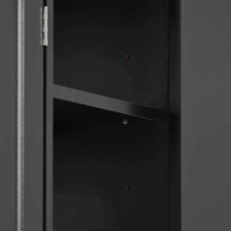 Freestanding Shoe Storage Cabinet, Narrow Slim Hidden Shoe Organizer, Entryway Shoe Rack with Adjustable Shelves & Drawer